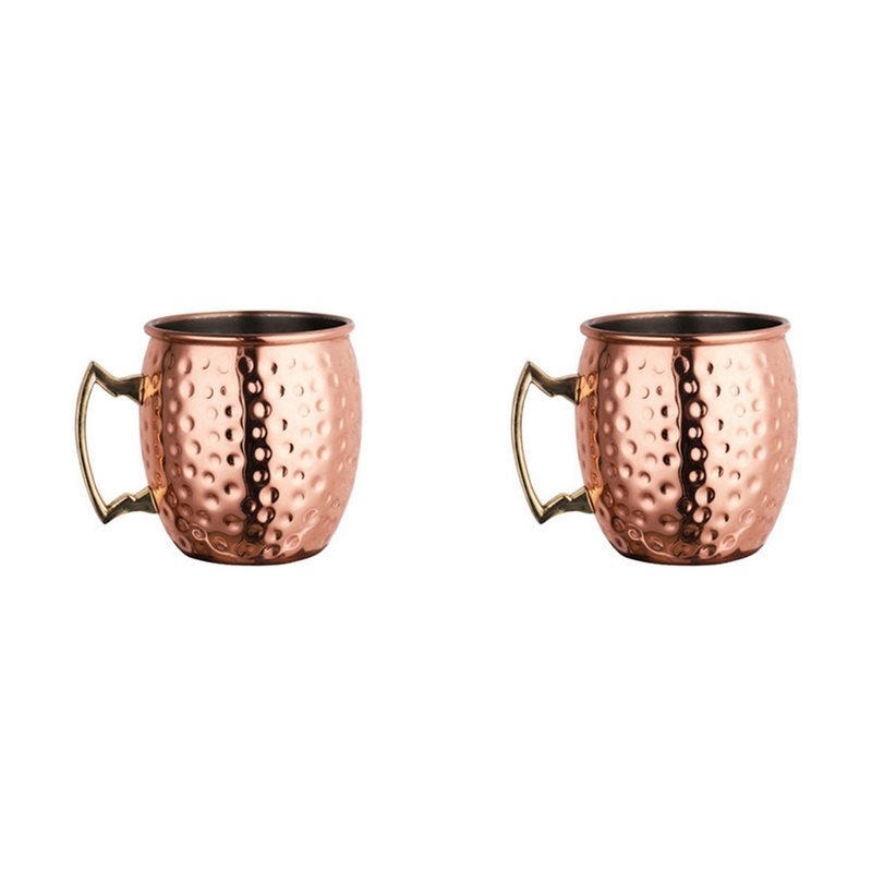 Copper Cocktail Mug - JHD 2X 모스크바 뮬 컵 스테인리스