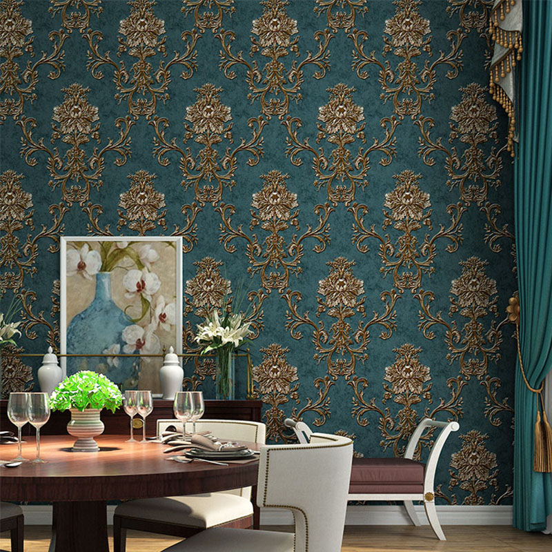 Luxury Lifestyle Wallpaper - 유럽 스타일 럭셔리 부직포 벽지 3D