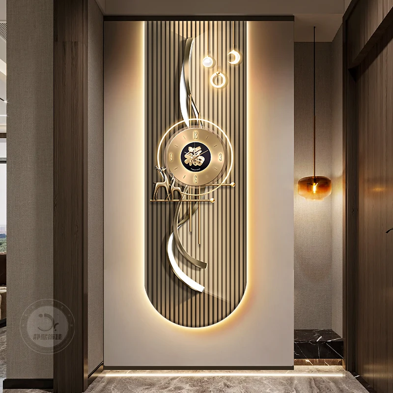 Luxury Lifestyle Aesthetics - 미적 감각의 귀여운 벽시계, 고급 디지털