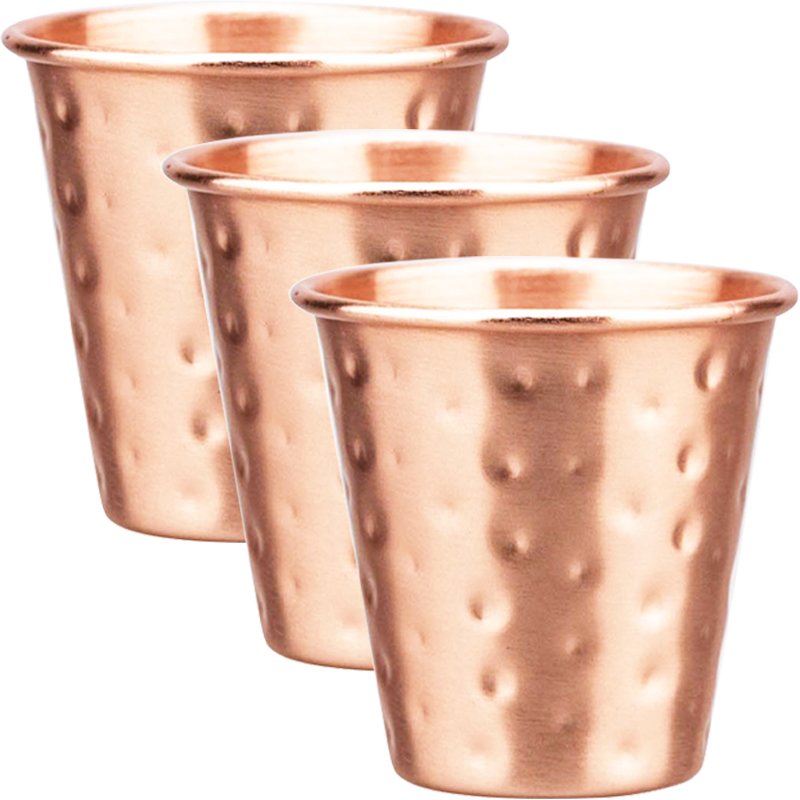 Copper Cocktail Mug - 3/4개입 새 상품 60ml 100% 구리컵