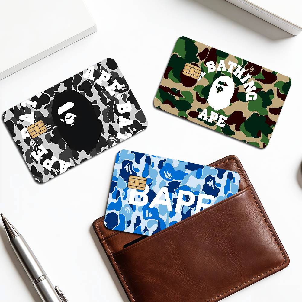 Luxury Lifestyle Wallpaper - 고급스러운 B-bapeS 로고 만화 신용카드 스킨