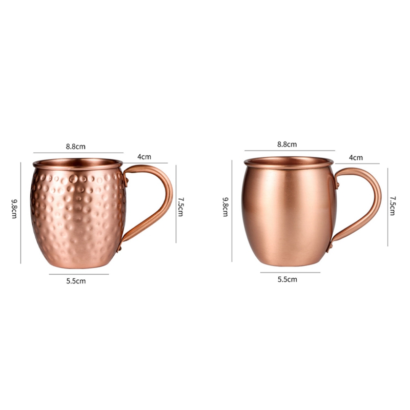 530ML 100% 순수 구리 머그컵 머그 드럼 컵 칵 - Copper Cocktail Mug 리뷰 및 가격