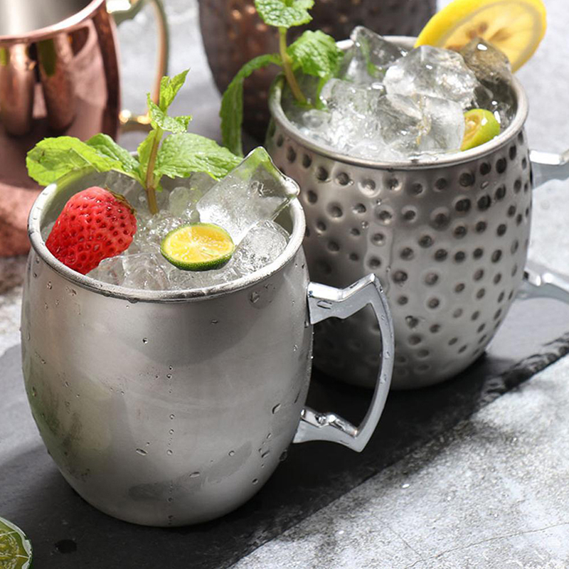 1개 530ml 스테인리스 스틸 모스크바 뮬 머그 칵테 - Copper Cocktail Mug 리뷰 및 가격