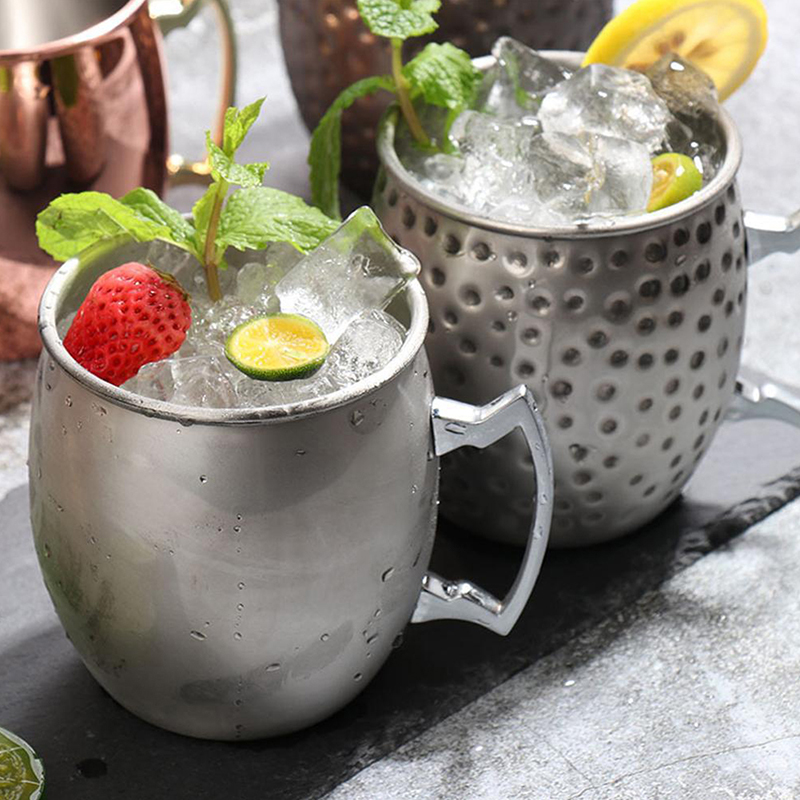 1개 530ml 스테인리스 스틸 모스크바 뮬 머그 칵테 - Copper Cocktail Mug 리뷰 및 가격