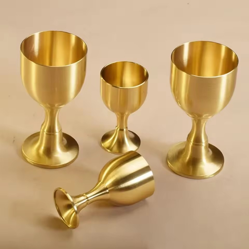순수 구리 성배 컵 칵테일 유리 와인 잔 황동 음료 황 - Copper Cocktail Mug 리뷰 및 가격