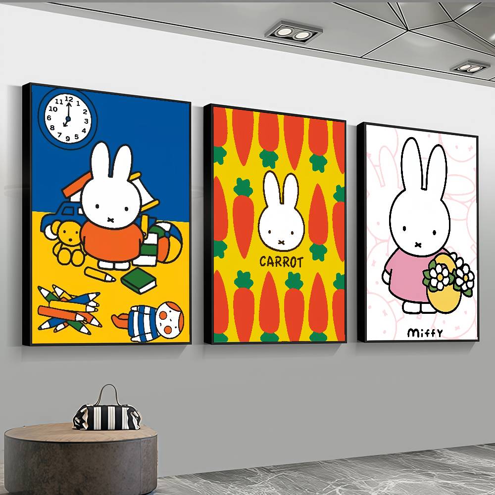 귀여운 M-miffy 하이엔드 패션 포스터 스티커 거실 - Luxury Lifestyle Wallpaper 리뷰 및 가격