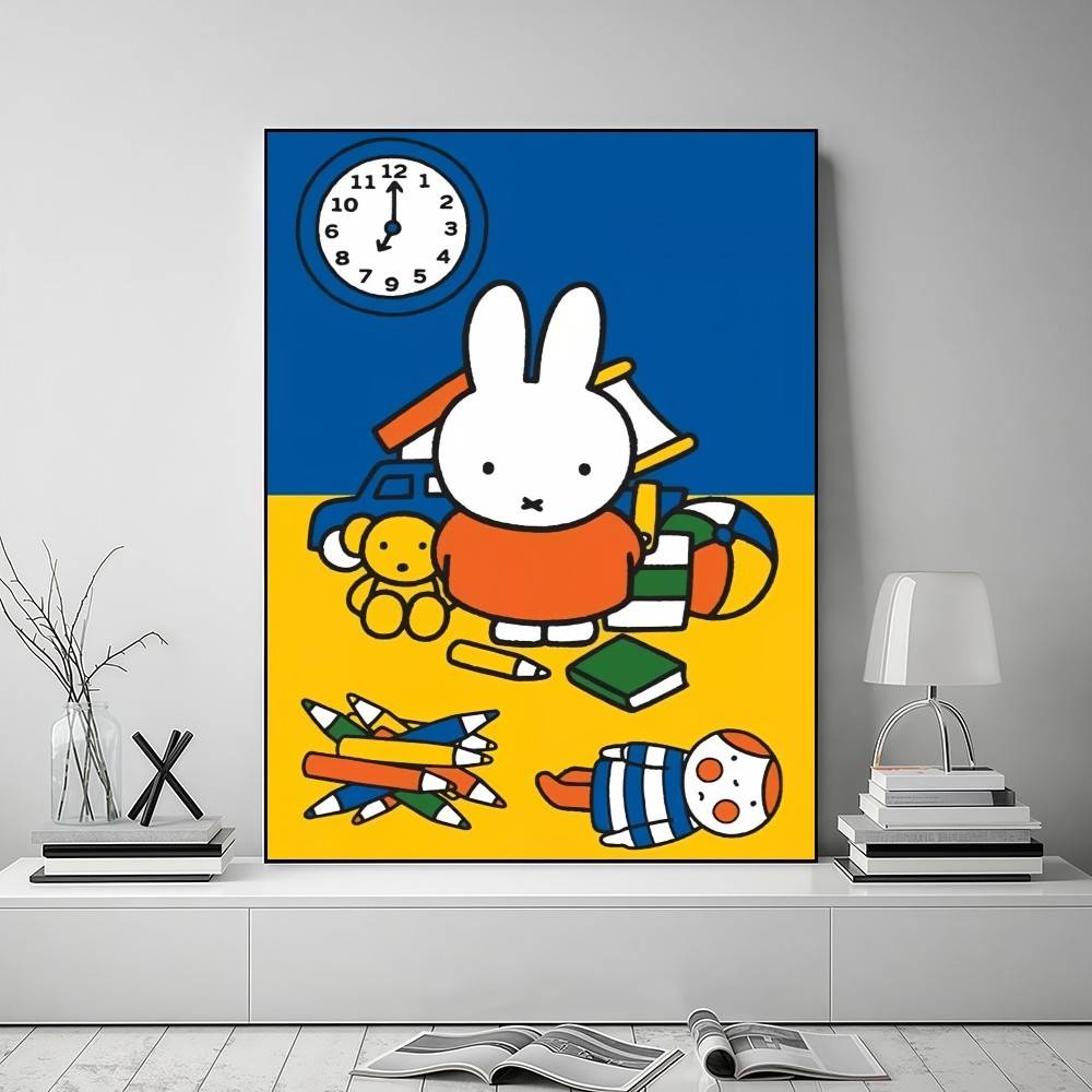 귀여운 M-miffy 하이엔드 패션 포스터 스티커 거실 - Luxury Lifestyle Wallpaper 리뷰 및 가격
