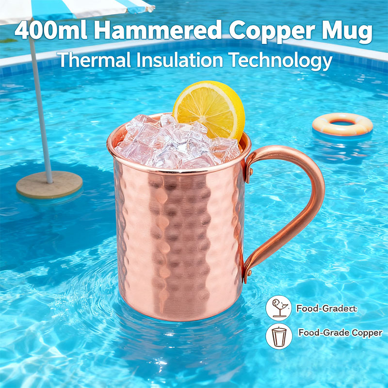 새로운 100% 구리 컵 순수 통구리 모스크바 뮬 순수 - Copper Cocktail Mug 리뷰 및 가격