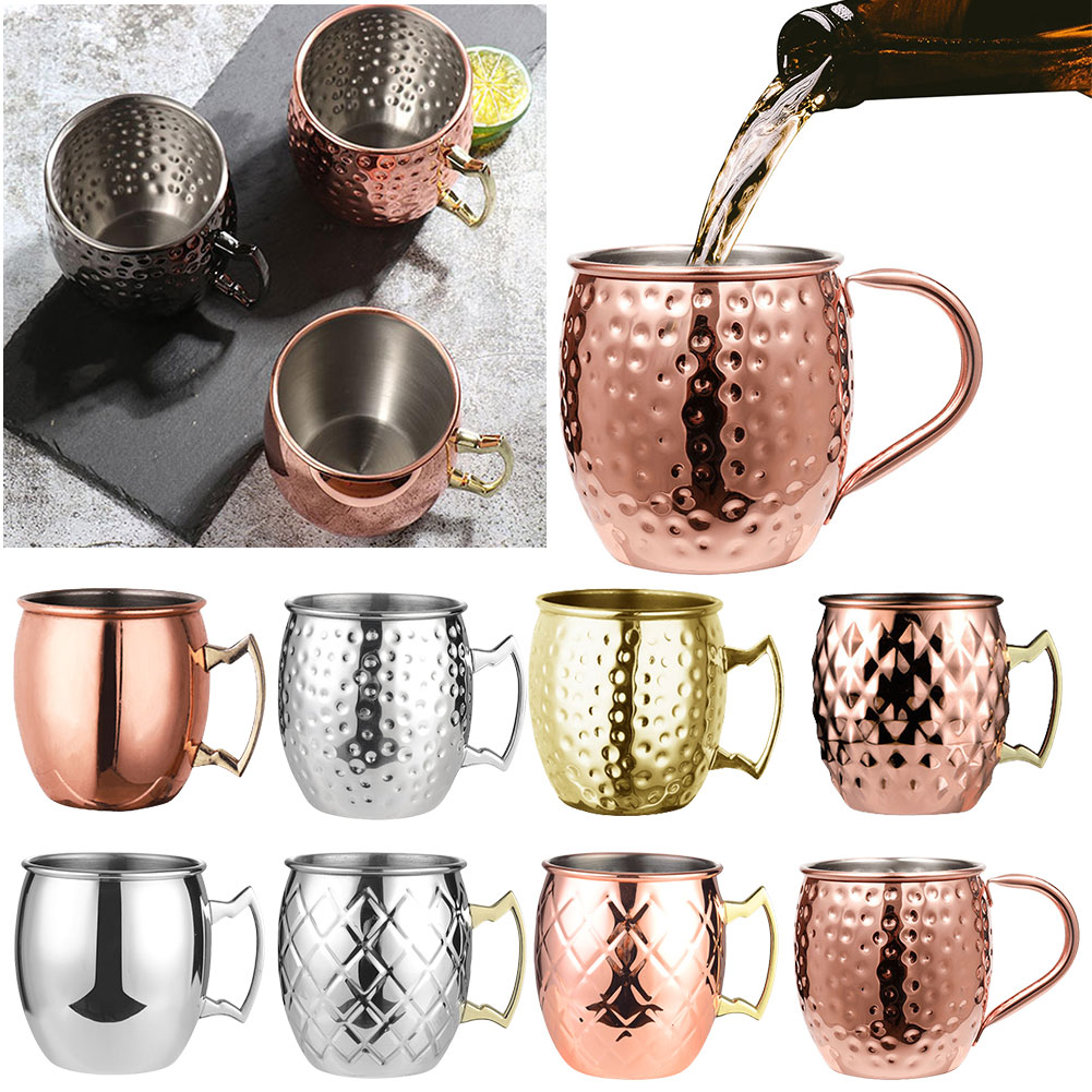 스테인레스 스틸 망치 구리 도금 맥주 컵, 칵테일 와인 - Copper Cocktail Mug 리뷰 및 가격