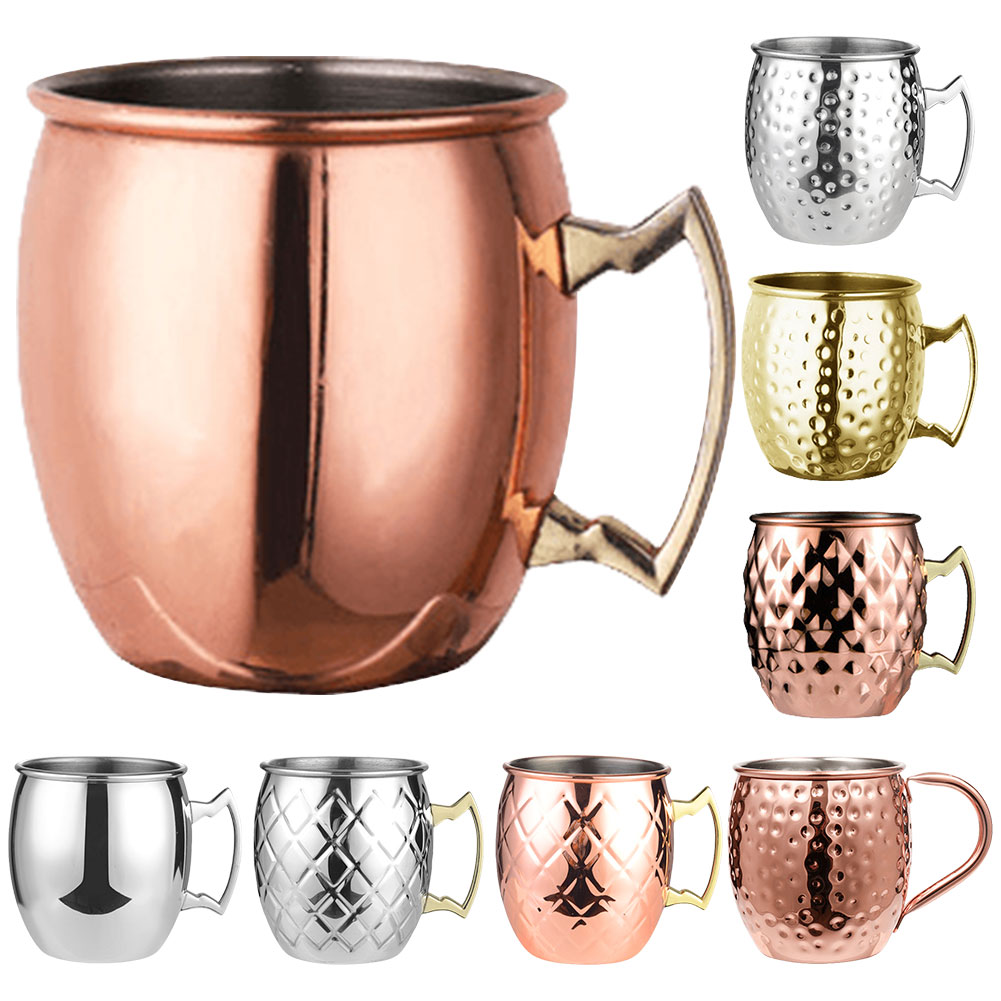 스테인레스 스틸 망치 구리 도금 맥주 컵, 칵테일 와인 - Copper Cocktail Mug 리뷰 및 가격