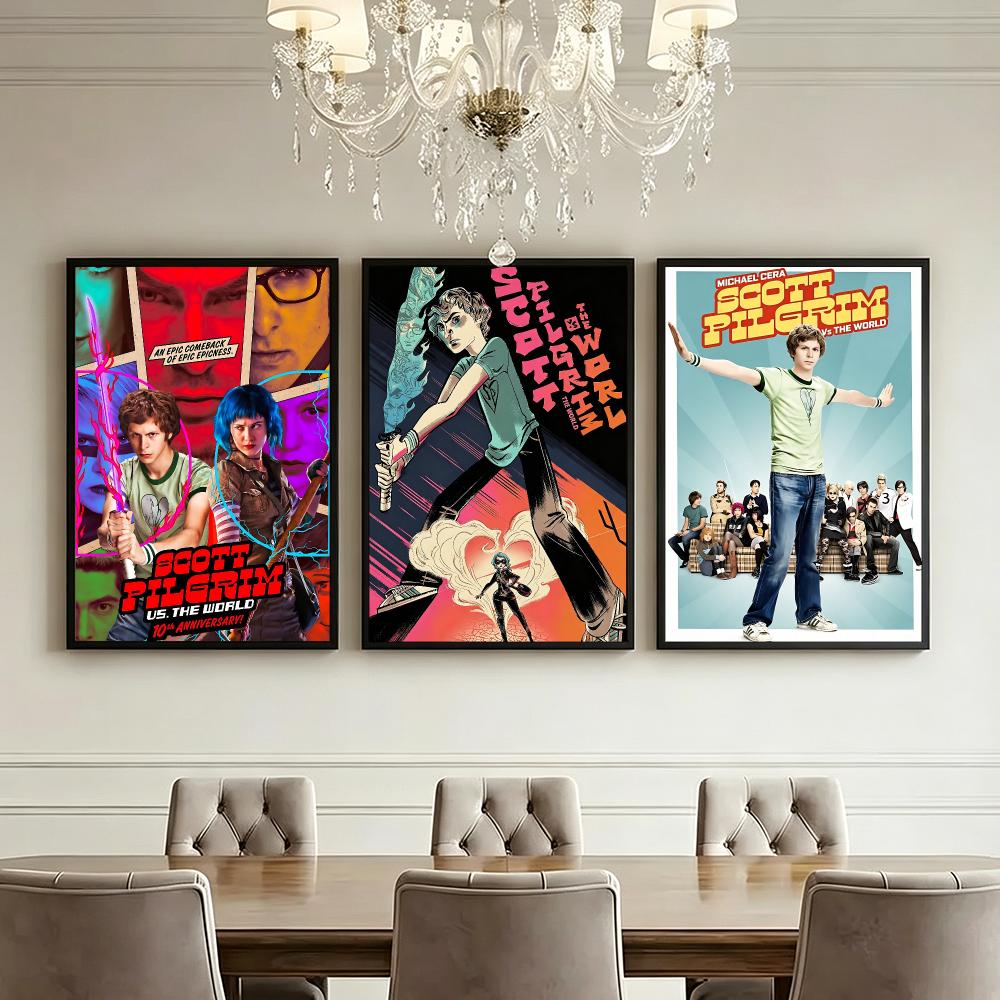 영화 스콧 필그림 대 세상 포스터 HD 포스터 고급 럭 - Luxury Lifestyle Wallpaper 리뷰 및 가격