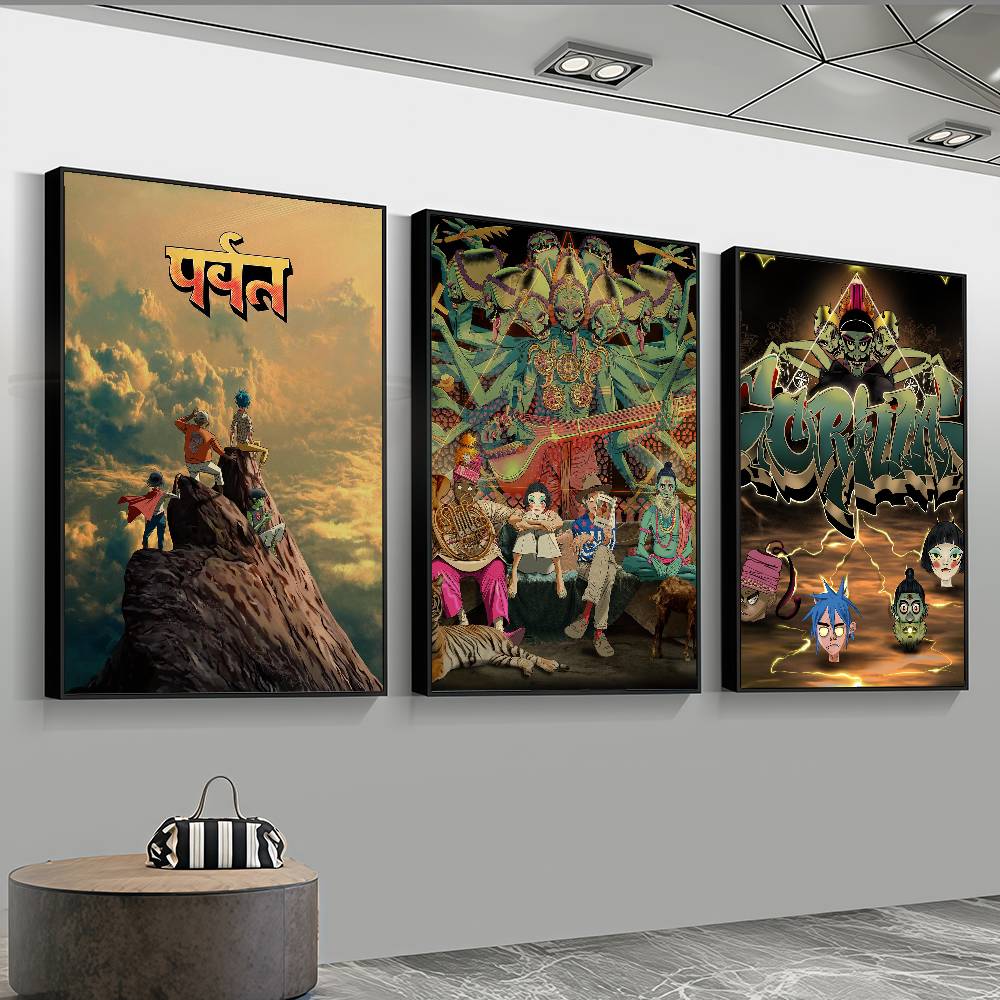 밴드 G-gorillaz The Mountain 하이  - Luxury Lifestyle Wallpaper 리뷰 및 가격