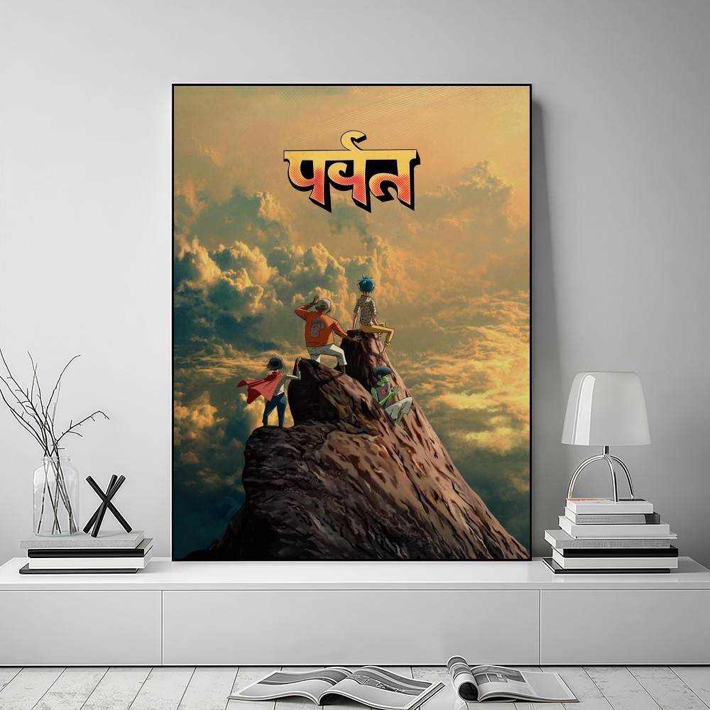 밴드 G-gorillaz The Mountain 하이  - Luxury Lifestyle Wallpaper 리뷰 및 가격